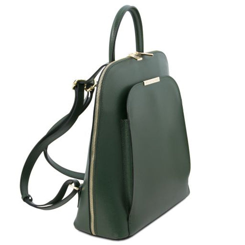 TL Bag - Saffiano leather backpack for women
